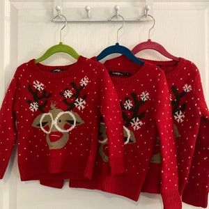 Kids matching Christmas sweater